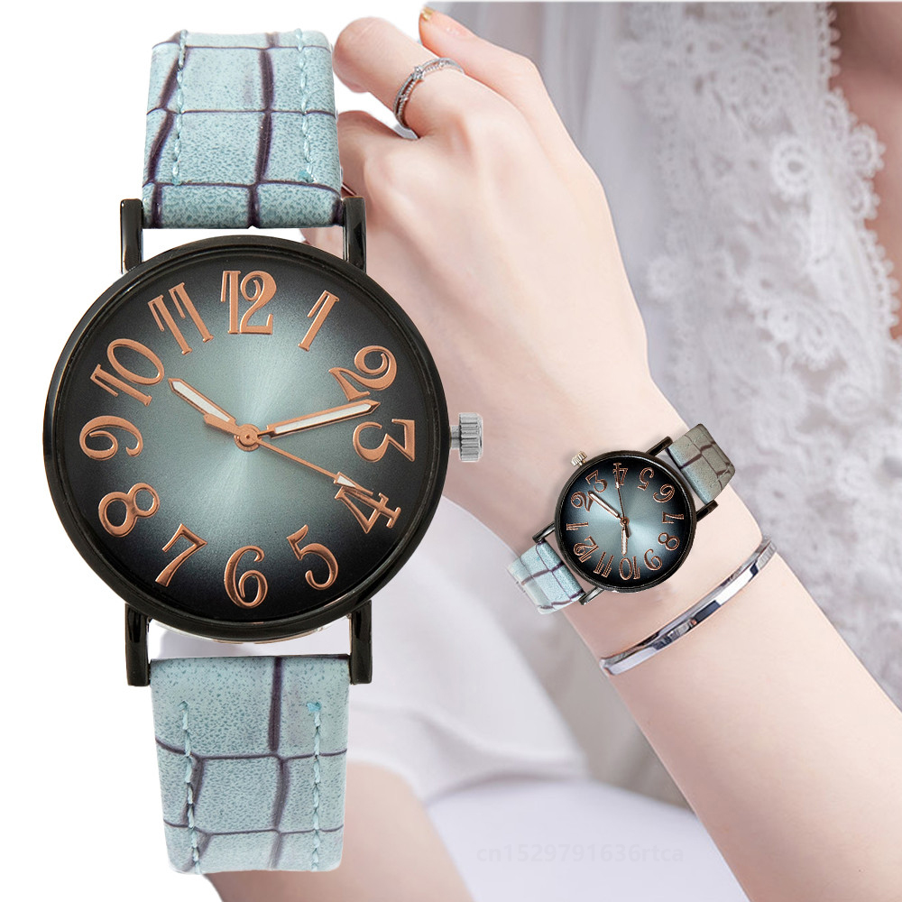 Vintage Watch Crystal - ساعة نسائية فاخرة موضة خمر السيدات