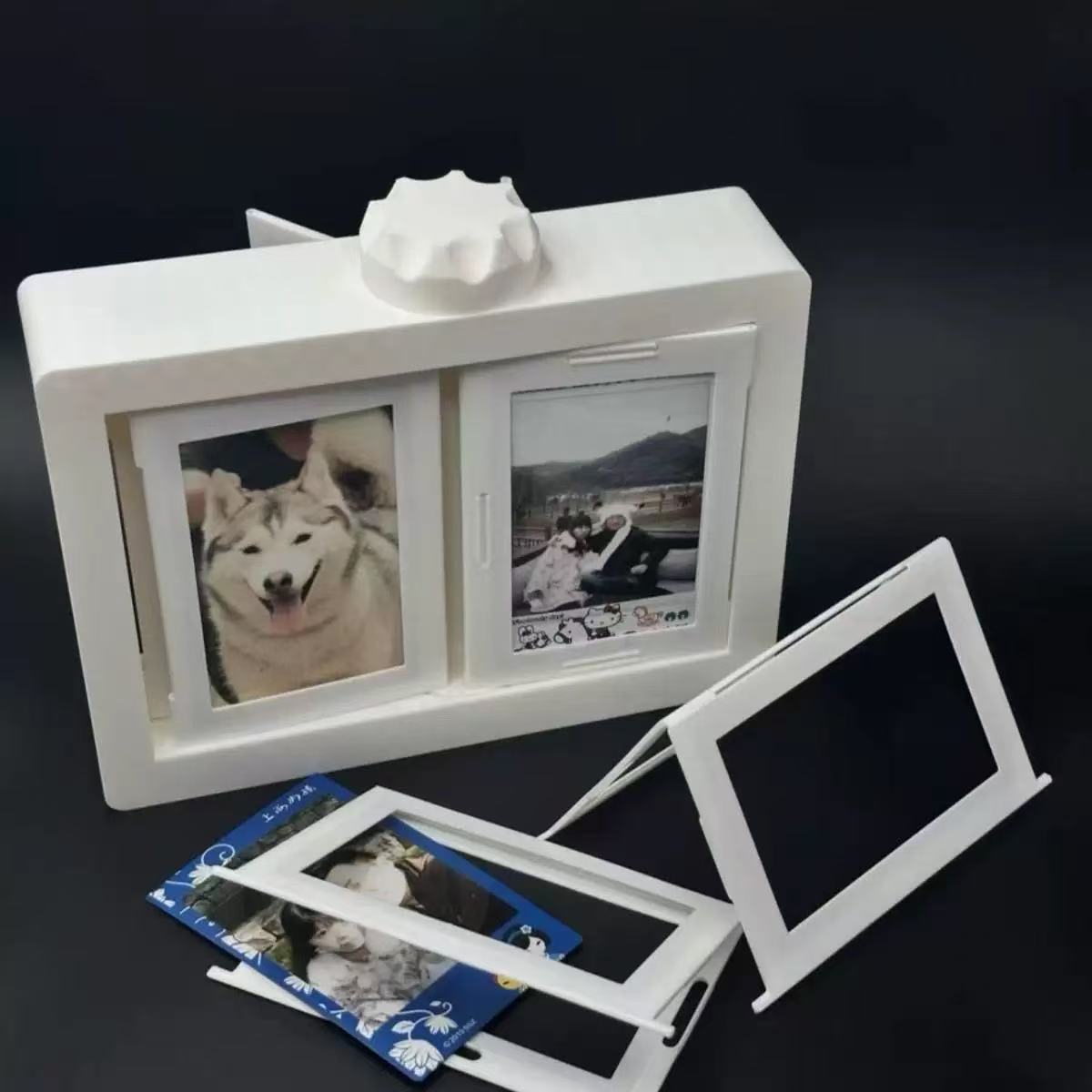 Polaroid Photo Album - ألبوم صور بولارويد دوار، إطار صور