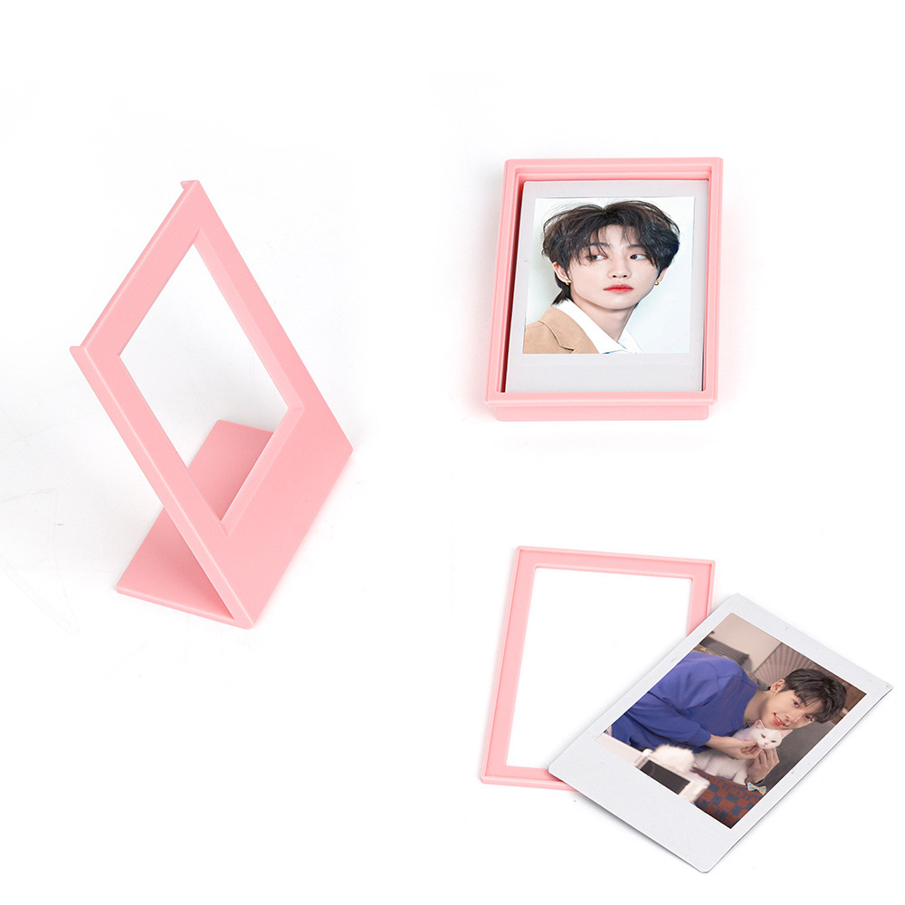 Polaroid Photo Album - إطار صور ملون للبطاقة ، حامل