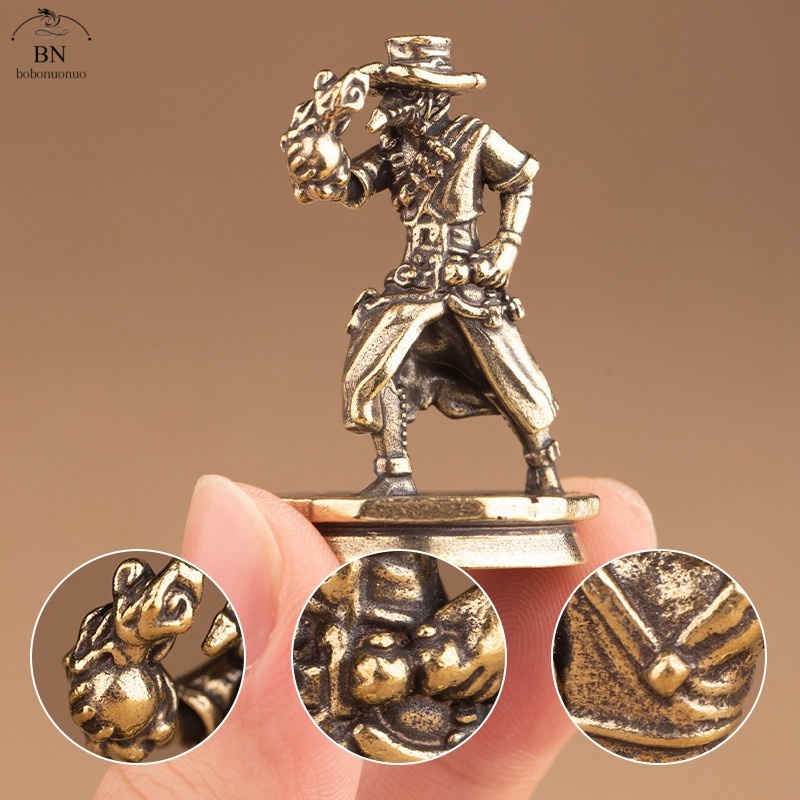 Vintage And Collectible Toys - الصلبة النحاس الرقص كاوبوي التماثيل المنمنمات