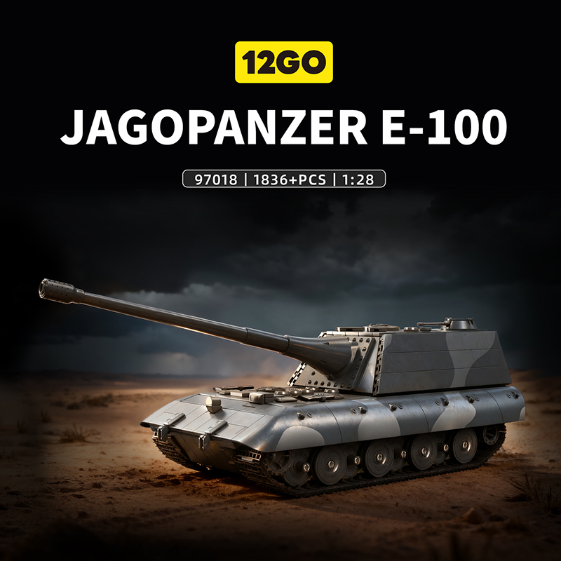 Vintage And Collectible Toys - 1836 قطعة نموذج مدمرة الدبابات E-100