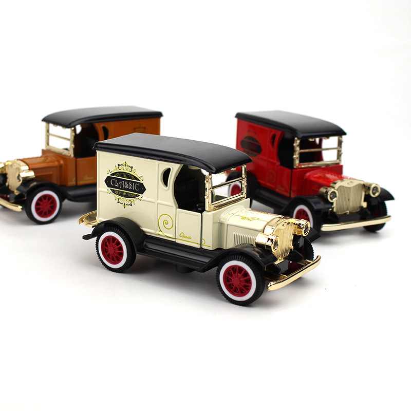 Vintage And Collectible Toys - قدم نموذج سيارة فورد سبيكة ريترو