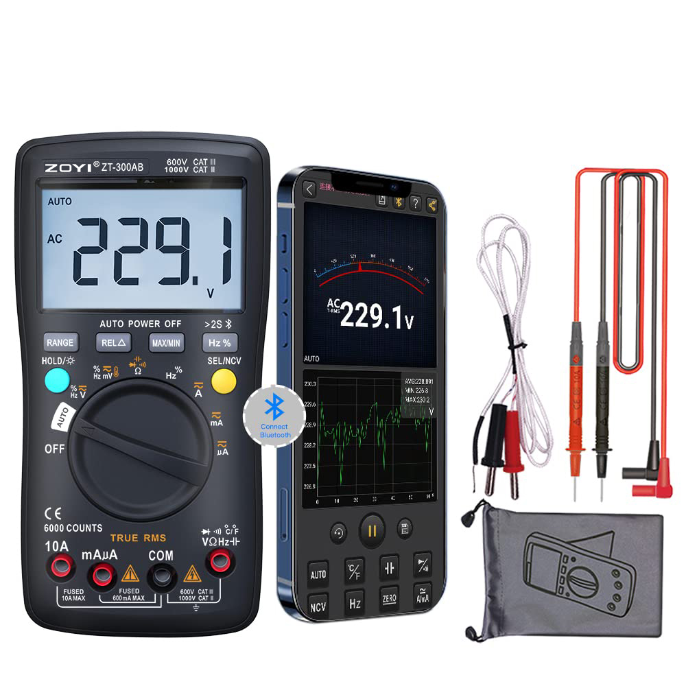 Analog Meter Gauge - ZOYI 300AB مقياس متعدد رقمي 6000