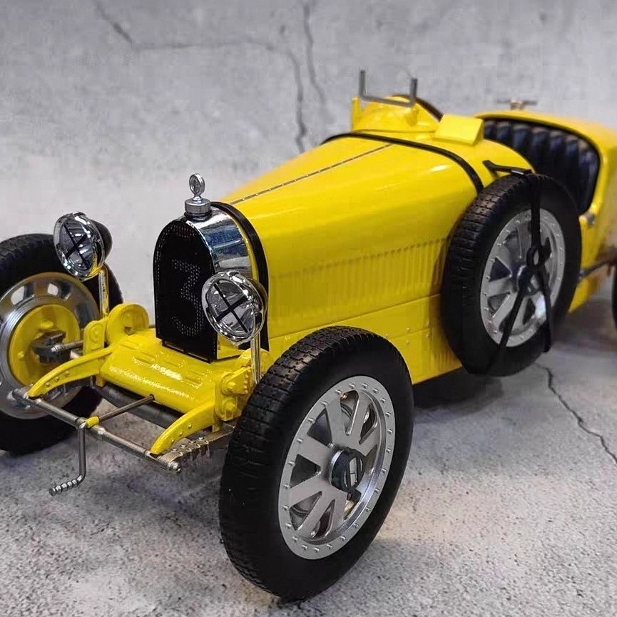 Vintage And Collectible Toys - نموذج سيارة بوجاتي T35 الكلاسيكية القابلة