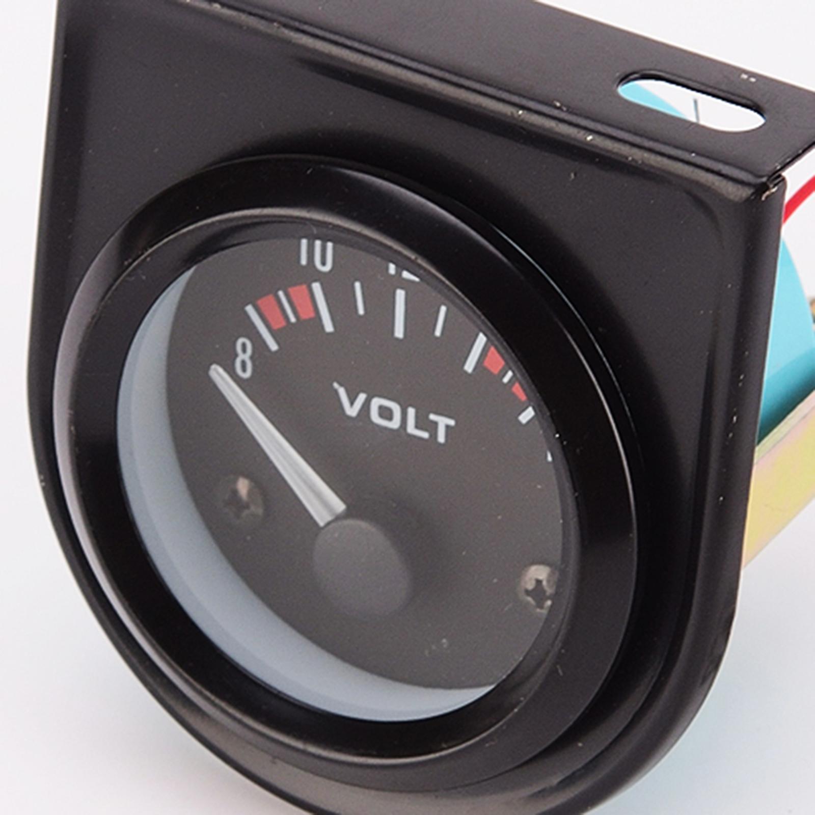 Analog Meter Gauge - مقياس فولتية السيارة التناظري 52 مم