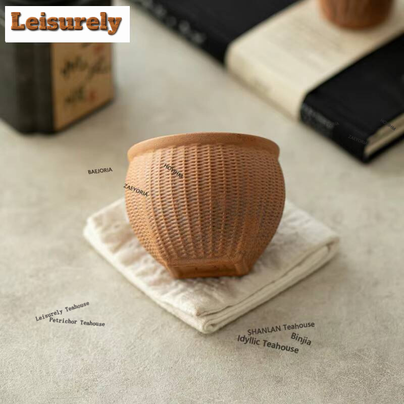 100 مل كوب شاي من طين الصخور ا - مراجعة Vintage Collectible Pottery وسعره