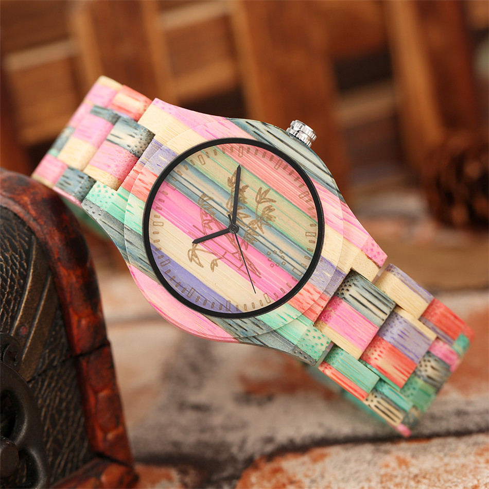 Vintage أنيق ملون الخيزران الخ - مراجعة Vintage Collectible Watches وسعره