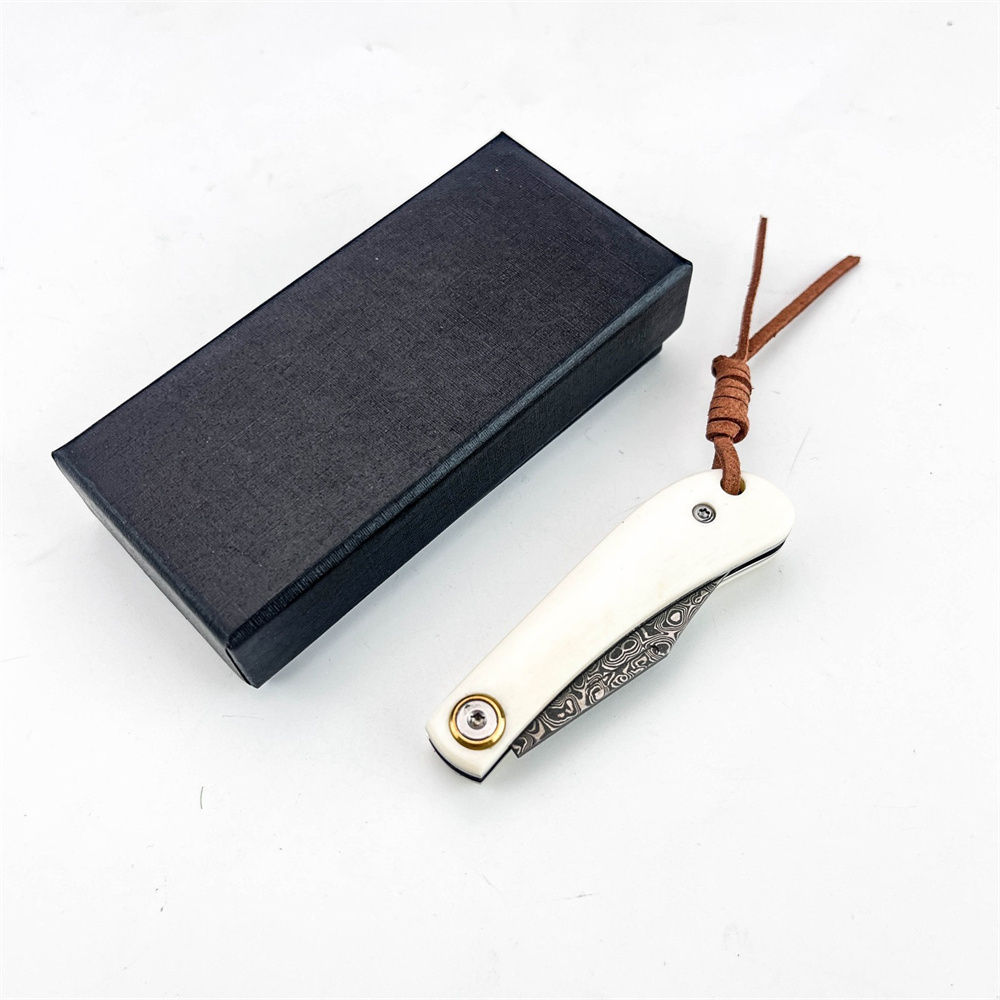 سكين جيب دمشقي قابل للطي بتصمي - مراجعة Vintage Collectible Pocket Knives وسعره