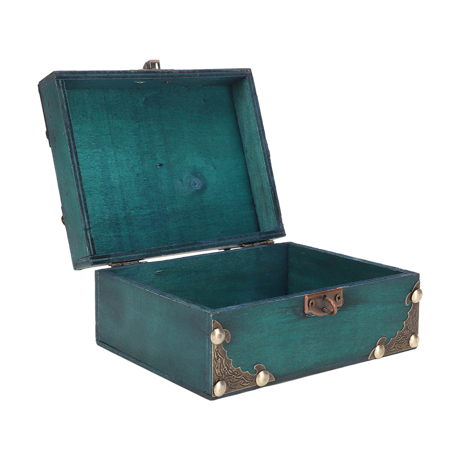 صندوق تخزين مجوهرات خشبي مع قف - مراجعة Vintage Items Collection وسعره