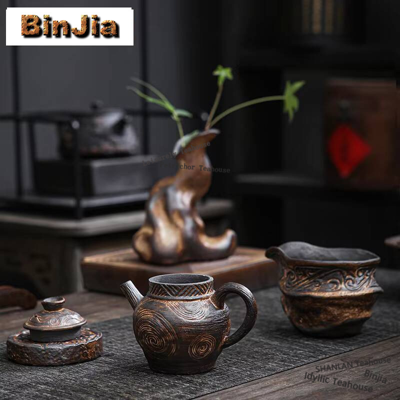 إبريق شاي صخري ياباني قديم ، إ - مراجعة Vintage Collectible Pottery وسعره