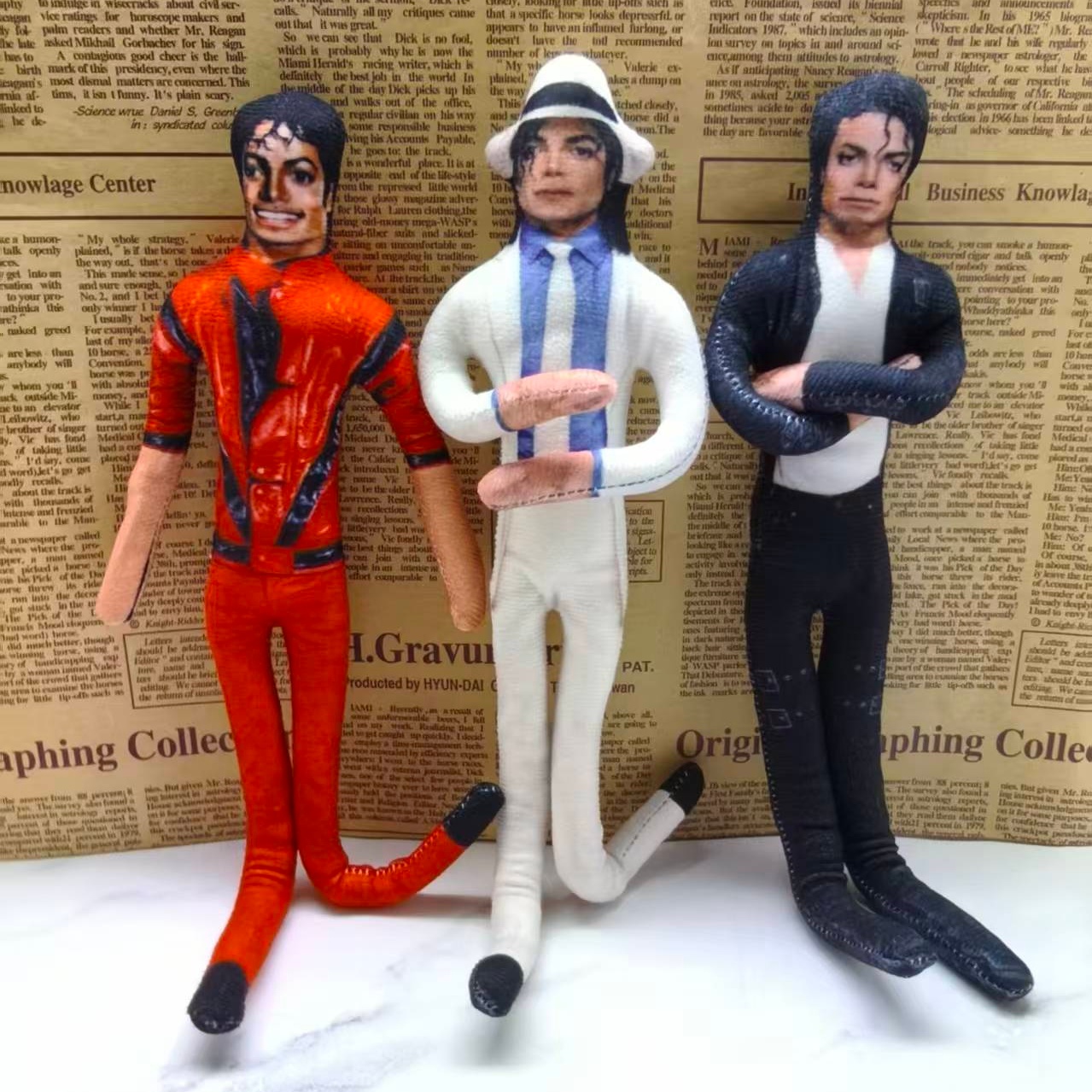 دمية مايكل جاكسون الكلاسيكية ل - مراجعة Vintage Collectible Figures وسعره