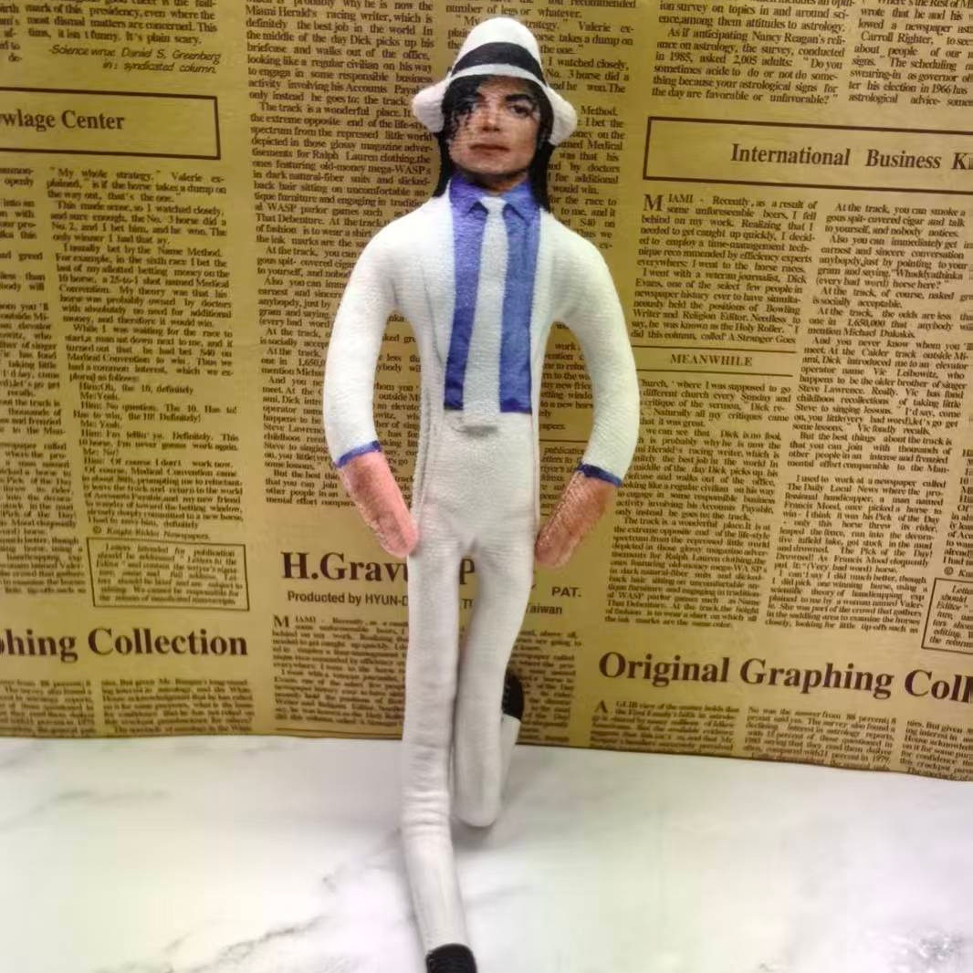 دمية مايكل جاكسون الكلاسيكية ل - مراجعة Vintage Collectible Figures وسعره