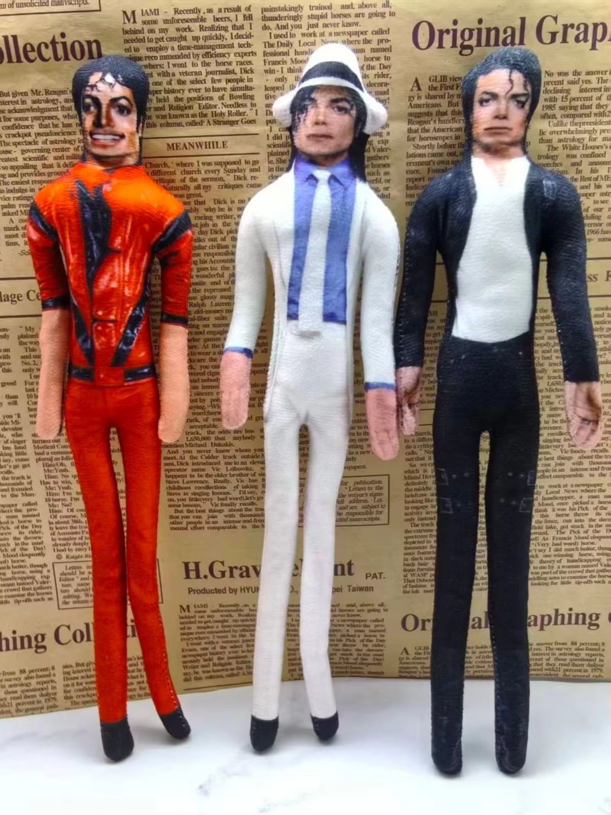 دمية مايكل جاكسون الكلاسيكية ل - مراجعة Vintage Collectible Figures وسعره