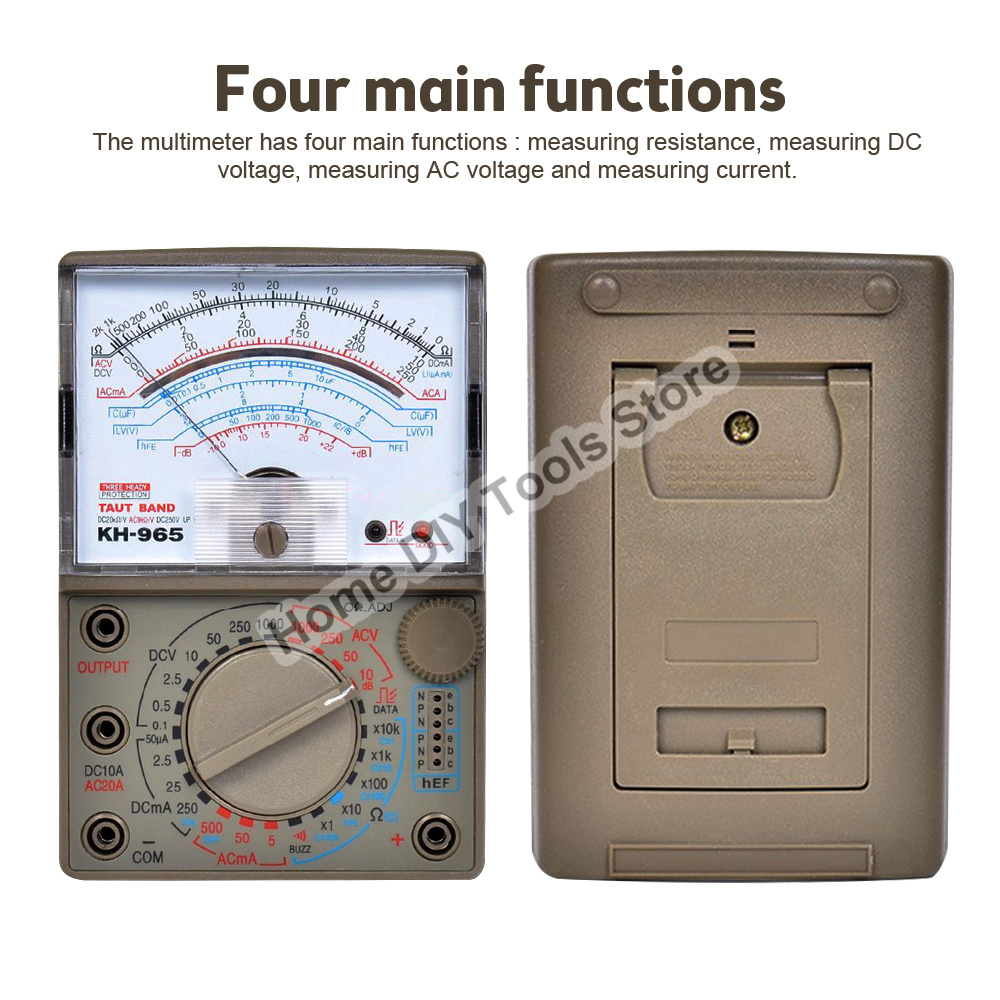 KH965 التناظرية المتعدد العالم - مراجعة Analog Meter Gauge وسعره