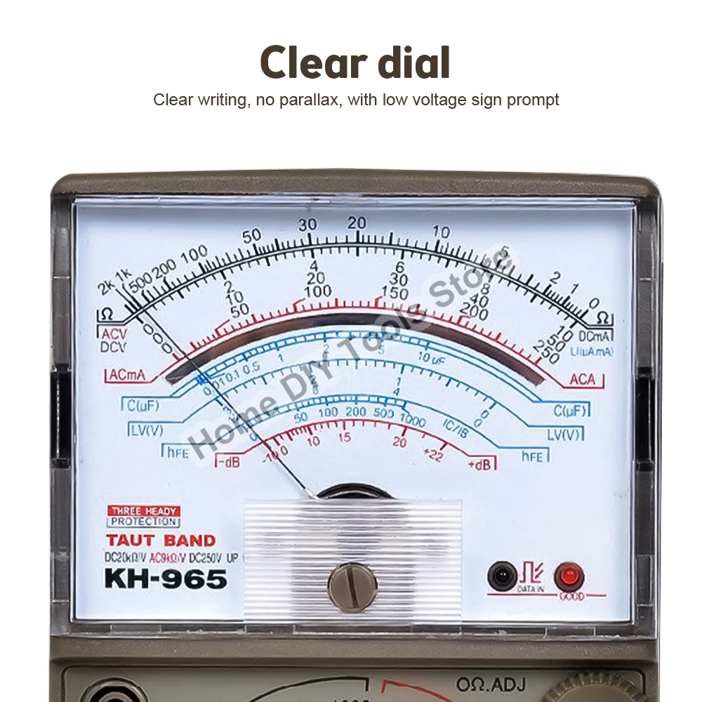KH965 التناظرية المتعدد العالم - مراجعة Analog Meter Gauge وسعره