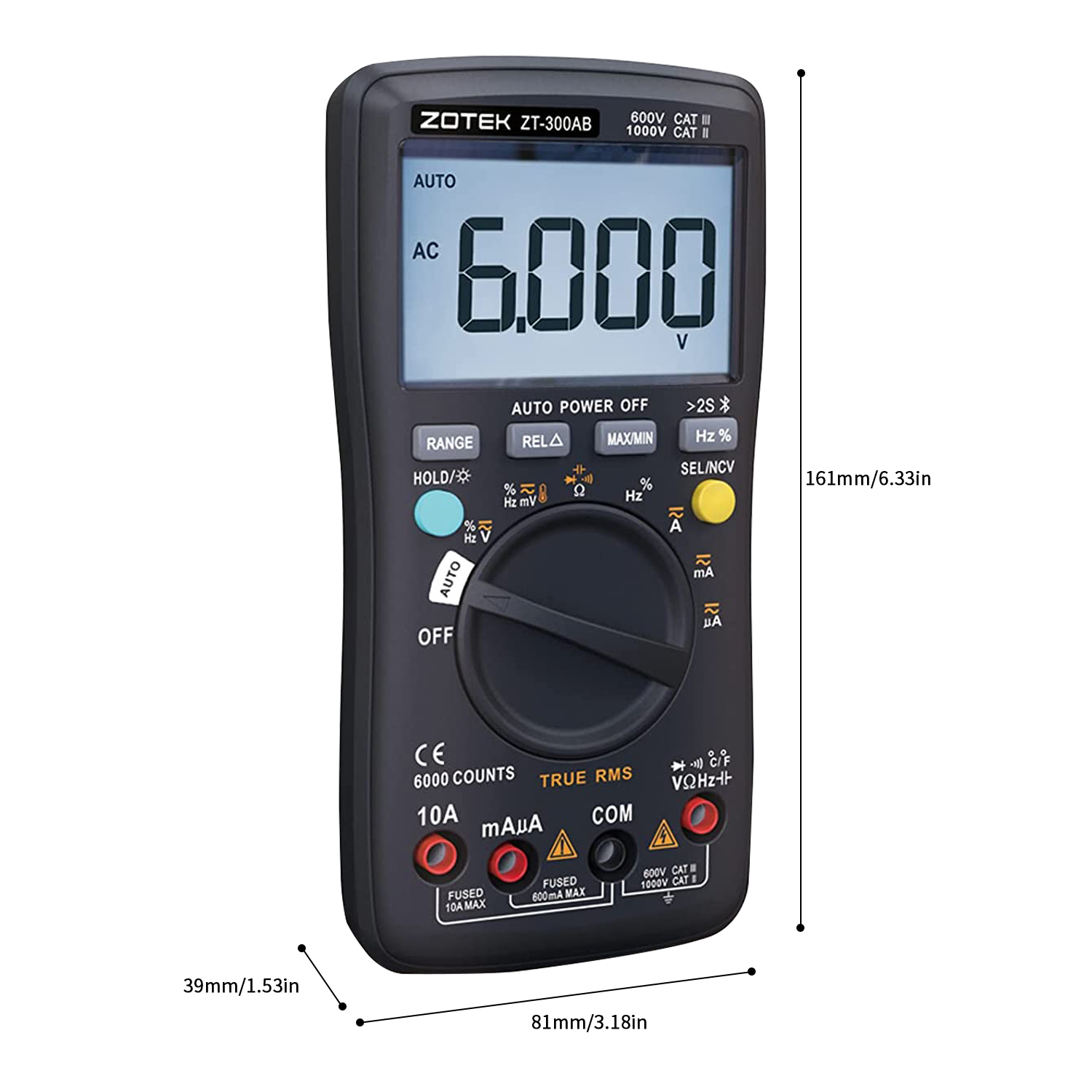 ZOYI 300AB مقياس متعدد رقمي 60 - مراجعة Analog Meter Gauge وسعره