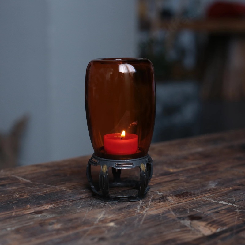 حامل شموع زجاجي بتصميم عتيق، إ - مراجعة Vintage Collectible Glass وسعره
