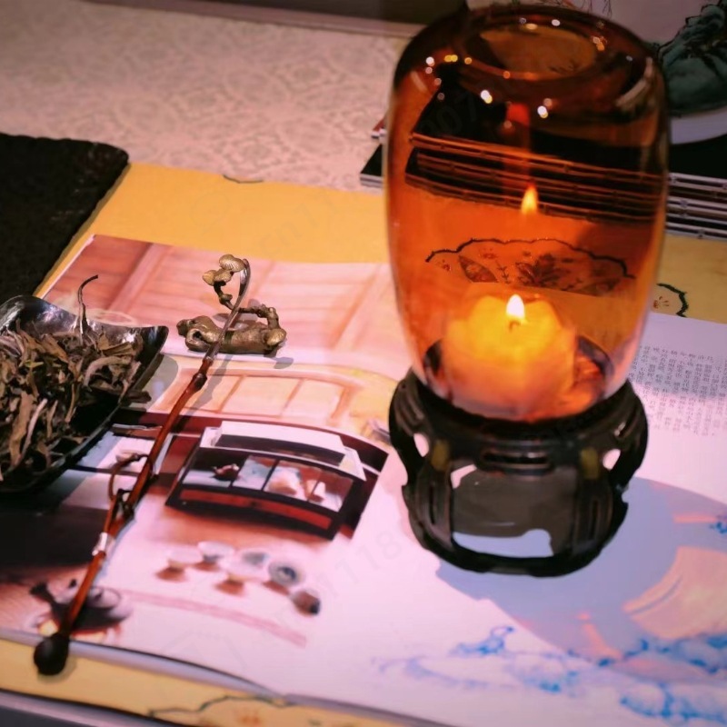 حامل شموع زجاجي بتصميم عتيق، إ - مراجعة Vintage Collectible Glass وسعره
