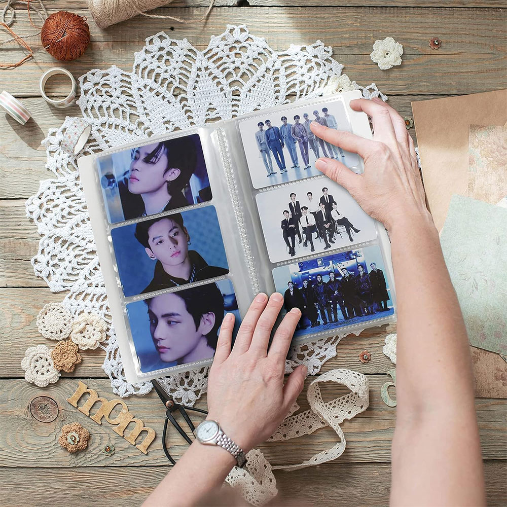 ألبوم صور شفاف من Kpop ألبوم ب - مراجعة Polaroid Photo Album وسعره